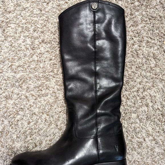 Like New Leather Melissa Button Riding Boot - Picture 6 of 6